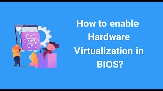 How to enable or disable Hardware Virtualization in Windows 10 [upl. by Caddaric]