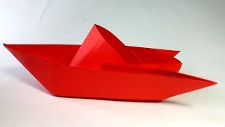 Como hacer un Barco de papel Origami  How to Make an Origami Paper Boat [upl. by Nyledam]