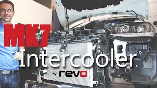 Intercooler Install on our MK7 GTI  DIY [upl. by Eeralih447]