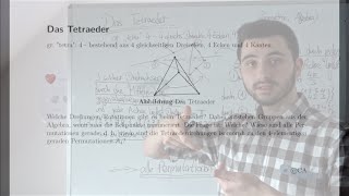 Das Tetraeder und seine Drehungen Rotationen Symmetrien Geometrie Algebra [upl. by Anerok]