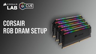 How To Set Up CORSAIR RGB RAM in iCUE 5 [upl. by Armalla]