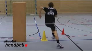 1 on 1 handball offense technique training [upl. by Yart120]