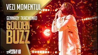 Românii au talent  GENNADY TKACHENKOPAPIZH  GOLDEN BUZZ [upl. by Morena]