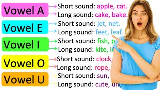 VOWELS amp CONSONANTS  Whats the difference  Learn with examples [upl. by Claudy]