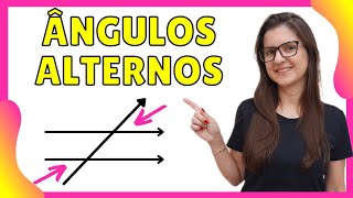 Ângulos alternos internos e alternos externos [upl. by Tallou]