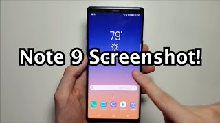 How to Screenshot on Samsung Galaxy Note 9 Easy [upl. by Ynobe808]