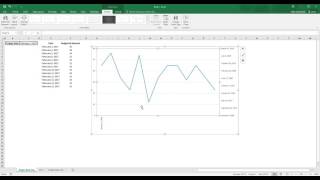 Excel Graph  Adding vertical date line [upl. by Hourihan850]