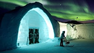 Ice Hotel in Sweden  the Original [upl. by Ynaittirb]