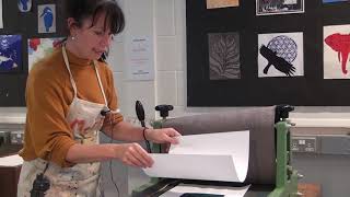 Collagraph Printing with Carly Lacey [upl. by Eelanna235]