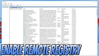 How To Enable Remote Registry In Windows 10 Easy Tutorial [upl. by Annala]