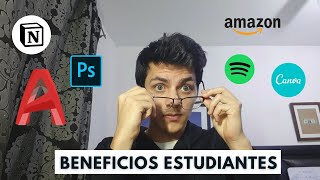 10 DESCUENTOS y BENEFICIOS para ESTUDIANTES 📢🎒 [upl. by Douville]