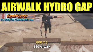 How to quotair walk the hydrophobic gapquot Downhill Jam Challenge guide  Tony Hawk Pro Skater 12 Remake [upl. by Kired49]