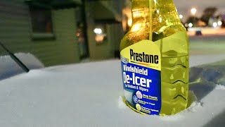 Prestone DeIcer Spray Review  Remove Ice Easily From Your Windows [upl. by Rog]