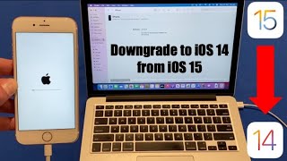 How to Downgrade to iOS 14 from iOS 15 [upl. by Ahsatan]