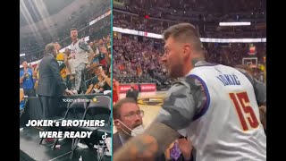 WATCH NIKOLA JOKIC BROTHERS GOES CRAZY AFTER JOKIC EJECTED FROM GAME4 AGAINST PHOENIX SUNS [upl. by Gessner306]