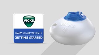 Vicks Warm Steam Vaporizer V150  Getting Started [upl. by Dnomder771]