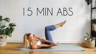 15 MIN TOTAL COREAB WORKOUT At Home No Equipment [upl. by Annaor]