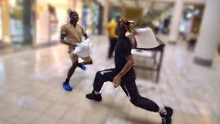 Pillow Fighting Strangers in Public finale [upl. by Ytram66]