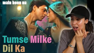 Tumse Milke Dilka Jo Haal Full Song  Main Hoon Na  REACTION [upl. by Oilicec]