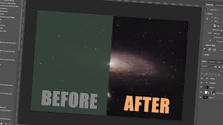 Astrophotography Processing In Photoshop [upl. by Evot]