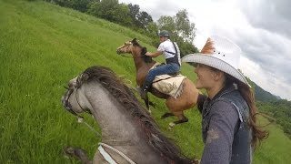 Epic horse galloping with GoPro by KristyM Ranch [upl. by Gilberte]