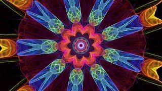 Splendor of Color Kaleidoscope Video v13 Hypnotic Visuals to Relaxing Ambient Meditation Music [upl. by Honan]