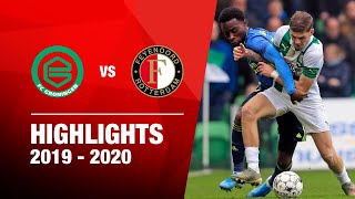 Highlights  FC Groningen  Feyenoord  20192020 [upl. by Akcirret]