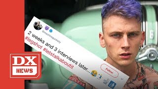 Machine Gun Kelly Responds To Eminems quotKillshotquot Diss With 4 Emojis [upl. by Nicholle]