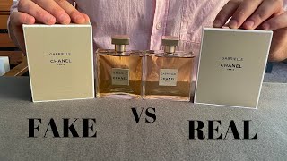 Fake vs Real Chanel Gabrielle Perfume EDP 100 ML [upl. by Tankoos]