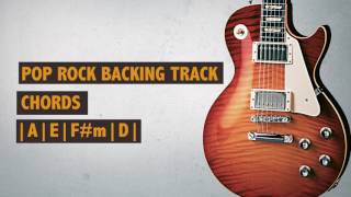 Backing Track  Pop Rock  A Major [upl. by Ylloj]