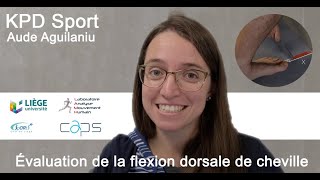 Evaluation de la flexion dorsale de cheville WBLT [upl. by Acus530]