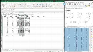 Life Table Example 1 [upl. by Noryahs]