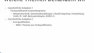 Prüfungsvorbereitung Fachinformatiker IHK [upl. by Ranit74]