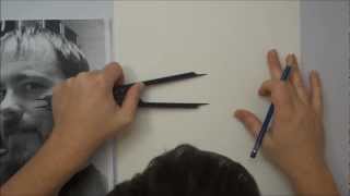 Portrait Drawing for Beginners  Part 1  The Layout [upl. by Mochun]