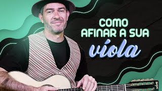 Como afinar sua viola  COMO TOCAR VIOLA aula 3 [upl. by Aniraad927]