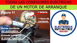 CONEXIONES ELÉCTRICAS DEL MOTOR DE ARRANQUE [upl. by Mosley]