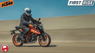 2024 KTM 390 Duke  First Ride [upl. by Sitra]