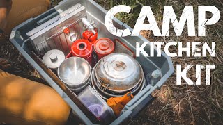 Our Camp Kitchen Fits in a tote [upl. by Adim]