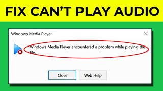 HOW TO FIX Windows Media Player Encountered A Problem While Playing The File  Technical MR [upl. by Kimbra]