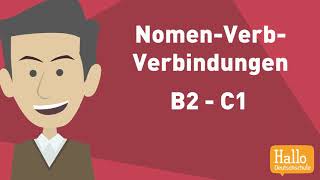 Deutsch lernen B2 C1  NomenVerbVerbindungen  Wortschatz [upl. by Anev]