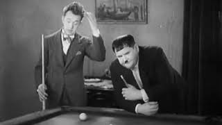 Laurel And Hardy Playing Pool Brats 1930 [upl. by Obaza]