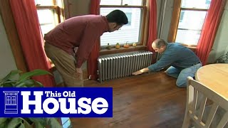 How to Quiet a Banging Steam Radiator  This Old House [upl. by Ineslta505]