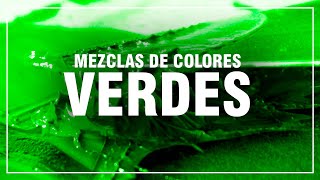 CÓMO HACER EL COLOR VERDE ✅ Mezclas de Colores Fácil 🎨 [upl. by Dee]