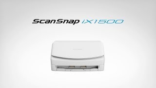 ScanSnap iX1500 Introduction [upl. by Wichman]