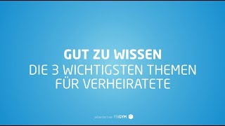 Einkommensteuer Die 3 wichtigsten Themen für Verheiratete [upl. by Namas285]