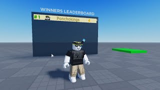 How to make a Winners Leaderboard in Roblox [upl. by Nirat]