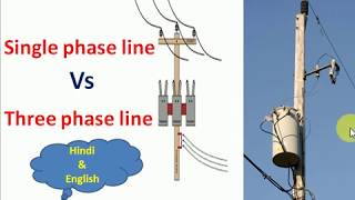 single phase and three phase line [upl. by Lengel212]