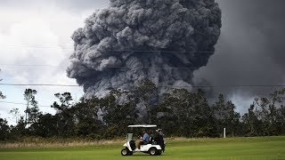 Hawaiis Kilauea volcano erupts [upl. by Terrie385]