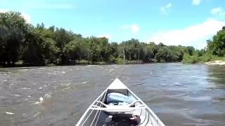 4hp motor on canoe [upl. by Oraneg]