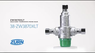 ZW3870XLT AquaGard Thermostatic Mixing Valve [upl. by Clary]